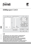 DOMIproject C 24 D : Instrucciones