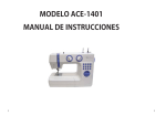 MODELO ACE-1401 MANUAL DE INSTRUCCIONES