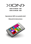 XION XI-MP294 - 4GB XION XI-MP298 - 8GB