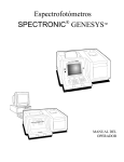 Espectrofotómetros SPECTRONIC GENESYSTM