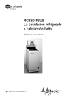 RCB20-PLUS La circulación refrigerado y calefacción baño