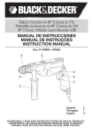 manual de instrucciones manual de instruções instruction manual