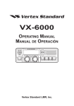 VX-6000 - Vertex Standard