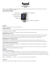 WEARABLE Manual de instrucciones WS-2305 Gracias por