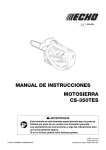 MANUAL DE INSTRUCCIONES MOTOSIERRA CS