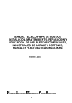 manual tecnico fimpa de montaje instalaci&oacute;n