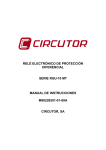 rel&eacute; electr&oacute;nico de protecci&oacute;n diferencial serie rgu-10 mt