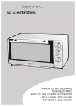 manual de instrucciones horno el&eacute;ctrico modelos
