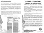 EL TRABAJO SEMESTRAL Manual de instrucciones Sentido e