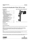 Sensores de desplazador Fisher 249 con caja