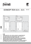 Manual técnico Econcept tech 25A