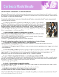 Lista de verificaci&oacute;n de instalaci&oacute;n No. 4: Asiento de combinaci&oacute;n