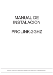 MANUAL DE INSTALACION PROLINK-2GHZ