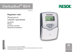 Manual DeltaSol&reg; BS/4