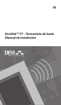 Devilink™ FT – Termostato de Suelo Manual de Instalación ES