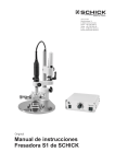 Manual de instrucciones Fresadora S1 de SCHICK