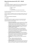 Manual de Instrucciones de ESC / ESP 120,240