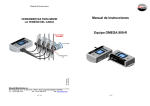 Manual de instrucciones Equipo OMEGA 800-R