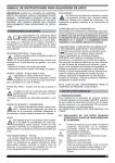 MANUAL DE INSTRUCCIONES PARA SOLDADORA DE ARCO