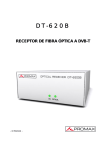 Manual de instrucciones DT-620B (receptor de fibra óptica