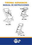 trona advance manual de instrucciones