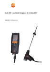 testo 320 &middot; Analizador de gases de combusti&oacute;n