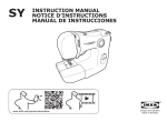 sy instruction manual notice d`instructions manual de instrucciones