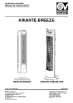 Manual de instrucciones Ariante Breeze LA (5)