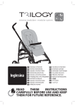 PaseoBebe.com | Manual de instrucciones | Inglesina Trilogy