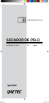 SECADOR DE PELO