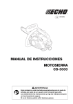 MANUAL DE INSTRUCCIONES MOTOSIERRA