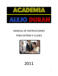 manual de instrucciones para entrar a clases