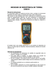 TESTER DIGITAL DE RESISTENCIA DE TIERRA