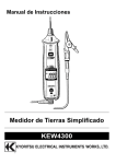 Medidor de Tierras Simplificado KEW4300