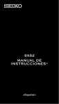 8X82 MANUAL DE INSTRUCCIONES*