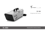SD-300 m&aacute;quina de humo manual de instrucciones