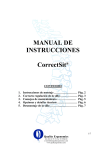 MANUAL DE INSTRUCCIONES CORRECTSIT_ESP