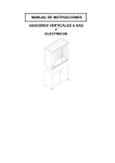 manual de instrucciones asadores verticales a gas y electricos