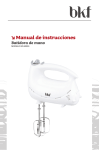 Manual de instrucciones