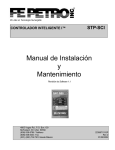 Manual de Instalaci&oacute;n y Mantenimiento