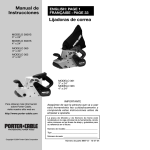 Manual de Instrucciones Lijadoras de correa