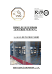 REDES DE SEGURIDAD DE CIERRE VERTICAL