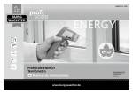 ProfiScale ENERGY Term&oacute;metro es Manual de instrucciones