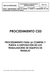 proc c03 compra y puesta a disposición de los trabajadores