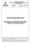 seguridad con andamios tubulares y torres de trabajo móviles