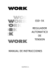 esd-5k regulador automatico de tension manual de instrucciones