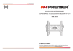 wm-4838 manual de instrucciones soporte para tv lcd/led