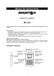 Manual de instrucciones BT-133
