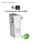 Controlador de caldera GSM