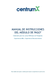 manual de instrucciones del módulo de pago - Centrum